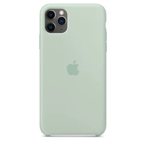 Original Silikon Apple Case Cover Hülle Für iPhone 11 Pro Max - Beryl MXM92FE/A - Zdjęcie 1 z 1