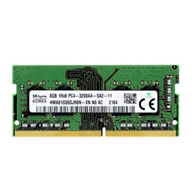 New Hynix 8GB DDR4 3200MHz PC4-25600 1RX8 SODIMM Laptop Memory Ram HMA81GS6CJR8N - Image 1 of 3