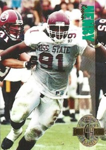 1993 Classic Four Sport #143 Kevin Henry rookie card, Pittsburgh Steelers