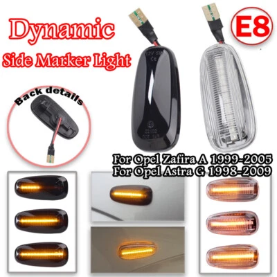 Luz indicadora lateral LED dinámica para Chevrolet Corvette C6 Cadillac Opel Foto 1 de 4