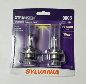 Sylvania Xtra Vision 9003 HB2 H4 60/55W Two Bulbs Head Light Replacement -- NEW - Picture 1 of 2