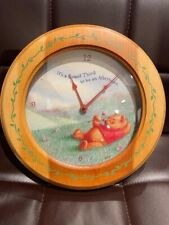 Disney Winnie Keepsake Rare Kids Simply Pooh "11” Grand Afternoon Wall Clock NIB