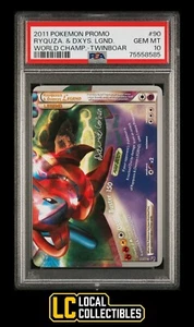 POP 4 Rayquaza Deoxys Legend 90/90 2011 Undaunted Twinboar Deck PSA 10 GEM MINT - Picture 1 of 3