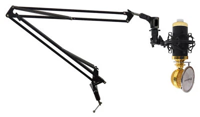 Rockville RCM02 Studio Recording Condenser Microphone Mic+Boom Arm+Desk Clamp - Image 1 of 4