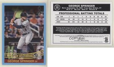 2018 Panini Donruss Retro 1984 Father's Day Ribbon /49 George Springer #240