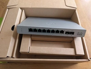Cisco Meraki MS120-8LP-HW UNCLAIMED Cloud Managed Switch 8x 1GbE 2x SFP POE - Photo 1/4