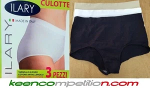 ILARY 3 SLIP DONNA CULOTTE MAXI IN MICROFIBRA MADE IN ITALY - Foto 1 di 1