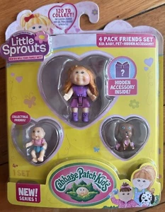 Cabbage Patch Kids Little Sprouts 4er Pack Friends Set Serie 1, selten NEU - Bild 1 von 1