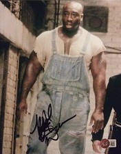 Michael Clarke Duncan signed 8 x 10 COA Beckett