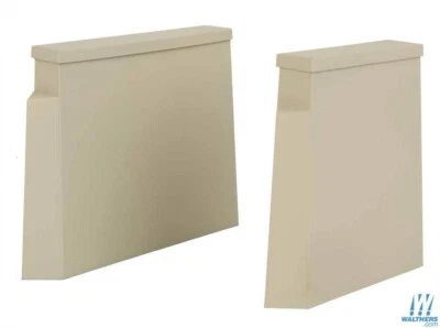 Walthers 933-3880 Bridge Pier 2-Pack Kit N Scale Train - Image 1 of 2