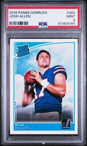 2018 Donruss Josh Allen #304 Rated Rookie PSA 9 - Picture 1 of 2
