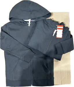 Boys’ 2pk Fleece Zip-Up Hoodie - Cat & Jack - Black XS - Picture 1 of 6
