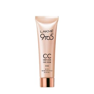 Lakme 9 to 5 CC Cream Mini Light Face Makeup with Natural Coverage Beige 9 g - Bild 1 von 6