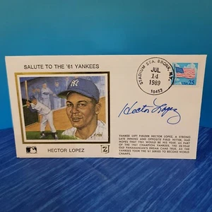 Salute To The '61 Yankees Hector Lopez Autographed Cachet  - Picture 1 of 6