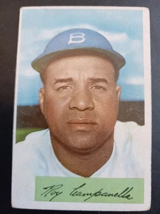 1954 Bowman #90 Roy Campanella Brooklyn Dodgers VG/EX LEGGERE DESCRIZIONE - Foto 1 di 23