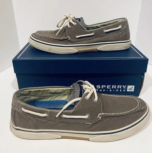 Sperry Top Siders Halyard 2 Eye Choco/Honey Size 12 Men’s NEW - Picture 1 of 7