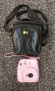 Fujifilm Instax Mini 9 analoge Sofortbildkamera pink mit Tasche kostenloser Versand - Bild 1 von 6