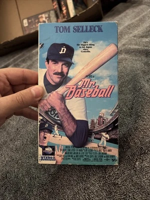 Mr. Baseball VHS 1993 Tom Selleck Baseball Movie Foto 1 de 4