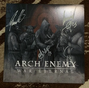  Alissa White-Gluz Arch Enemy Signed "War Eternal" *RARE* Vinyl - Picture 1 of 8