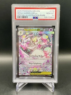 PSA 10 Mega Gardevoir ex 178/132 Mega Evolution SIR Full Art Pokemon GEM MINT - Image 1 of 4
