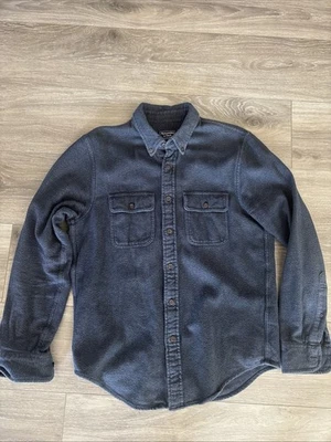 Abercrombie Navy Flannel Button Down Shirt - Men’s Large - Image 1 of 4