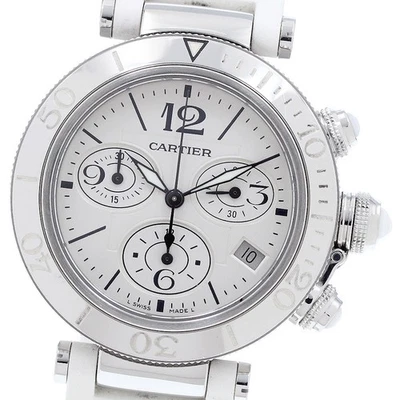 CARTIER Pasha Seatimer W3140005 Date Chronograph Quartz Boy's Watch_915144 - Image 1 of 4