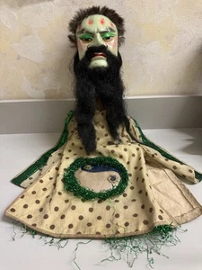 Cabeza de yeso marioneta de mano de ópera china de principios del siglo XX - Imagen 1 de 7