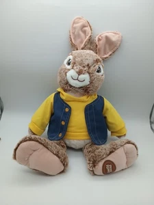 Peluche Dan Dee Peter Rabbit 2023 Beatrice Potter veste douce jaune à capuche - Photo 1/10