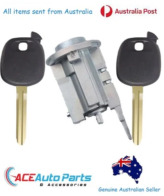 Ignition Barrel + Keys for Toyota Echo NCP10R 1999~2005 - image 1 of 3