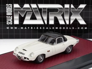 Modelos a escala Matrix 1/43 Jaguar E-Type Frua Roadster 1964 blanco MX51001-103 - Imagen 1 de 6
