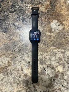 Apple Watch Series 7 45mm Aluminum Case with Sport Band - Midnight, Regular (GPS - Zdjęcie 1 z 6