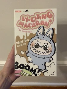 Popmart Labubu die Monster aufregend Macaron Vinyl Plüsch Blindbox USA AUTHENTISCH - Bild 1 von 6