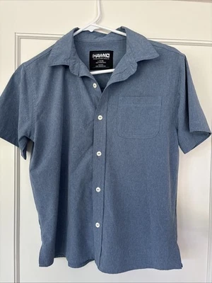 Camisa con botones de manga corta Tony Hawk para niños usada en excelente estado L 14/16 grande Foto 1 de 3