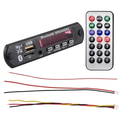 Bluetooth 5.0 MP3 Decoder Platine DC 5V 12V Auto FM Radio Modul Unterstützung TF3234 - Bild 1 von 4