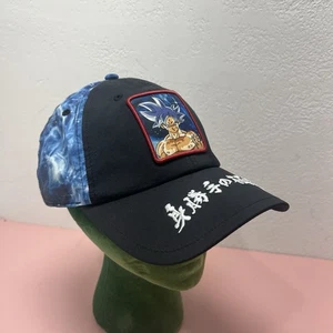Dragon Ball Z Super GOKU ULTRA INSTINCT Snapback Hat Blue Black Patch - Picture 1 of 8