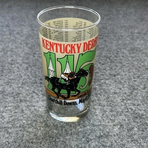 ( 1989 ) Kentucky Derby Souvenir Churchill Downs Mint Julep Glass 115th Running - Picture 1 of 7