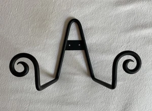 Kunstkeramik Teller/Schale Eisen Display Ständer - Staffelei in schwarz - Bild 1 von 5