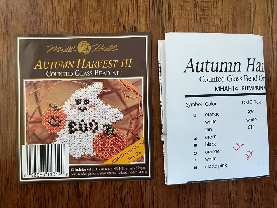 Mill Hill Autumn Harvest III Pumpkin Ghost carta solo MHAH14 Foto 1 de 1