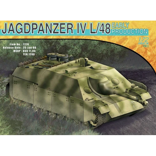 JAGDPANZER IV L/48 KIT 1:72 Dragon Kit Mezzi Militari Modellino Nuovo - Immagine 1 di 1