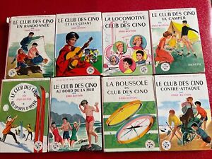 8 livres «  Le Club Des Cinq »