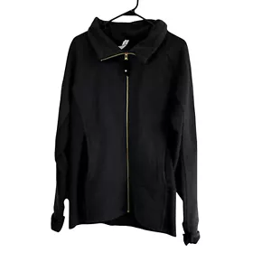 Lululemon Radiant Jacket Size 10 Heathered Dark Gray Full Zip Sweater EUC - Picture 1 of 21