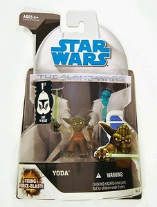 Hasbro Star Wars The Clone Wars Clone Apoyo Yoda Figura - Imagen 1 de 2