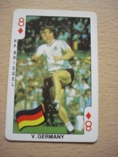 Football Card Dandy Bubble Gum World Cup Hans-Peter Briegel West Germany 1986