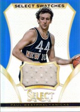 2013-14 Select Swatches Prizms #91 Paul Westphal Jersey /25 - NM-MT