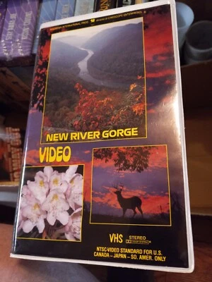 New River Gorge VHS documentary Appalachia natural wonders history mining - Image 1 of 2