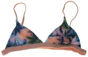 Bikini Dippin Margarita Palmeras Triángulo Top Elástico Traje de Baño Forrado Ajustable - Imagen 1 de 4