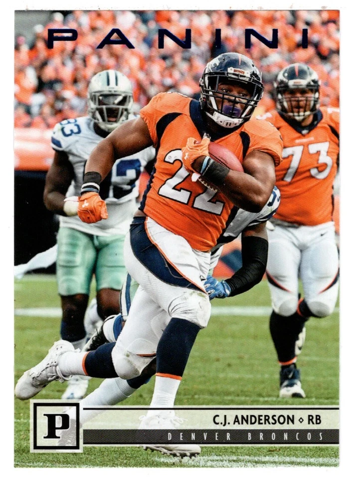 C.J. Anderson - Denver - Blue Knight (NFL) 2018 Panini Football # 88 Mint - Image 1 of 1