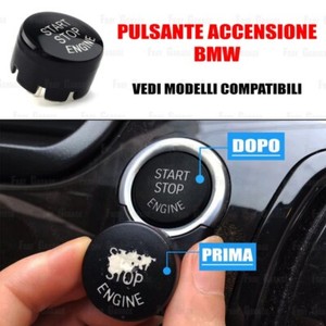 Start/Stop Ignition Button for BMW [See Compatibility] - BLACK - MODEL "B"