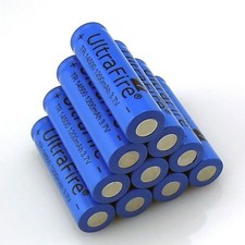 10pcs TR 14500 3.7V 1200mAH Lithium Li-ion Rechargeable Battery Batteries USA