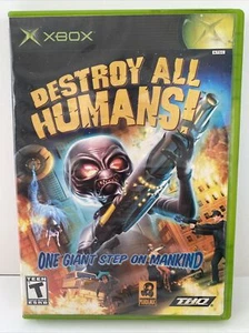 Destroy All Humans (Microsoft Xbox, 2005) Complete With Manual - Picture 1 of 3